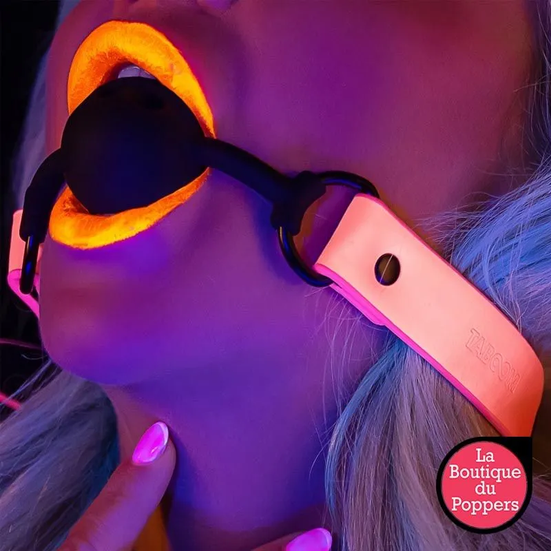 LBP - LRP Associes Bâillon Boule Phosphorescent Glow Pink Taboom 40mm 2 LBP - LRP Associes Bâillon Boule Phosphorescent Glow Pink Taboom 40mm – Image 2