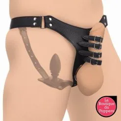 LBP - LRP Associes Ceinture De Chasteté Avec Plug Strict Male 8.5 X 3.3cm