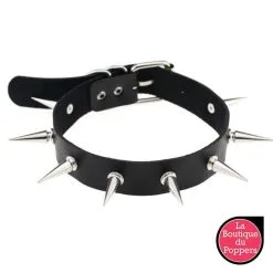 LBP - LRP Associes Collier à Points Piky Lish Noir