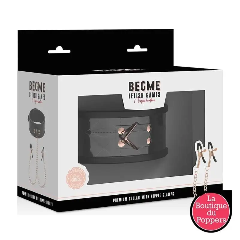 LBP - LRP Associes Collier Avec Pince-tétons Begme Noir 3 LBP - LRP Associes Collier Avec Pince-tétons Begme Noir – Image 3