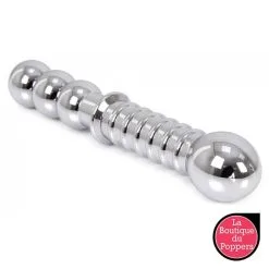 LBP - LRP Associes Double Gode En Métal Ribbed 19 X 3.5 Cm