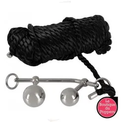 LBP - LRP Associes Double Plug Boule Avec Corde -Poppers Soldes double plug boule avec corde 3