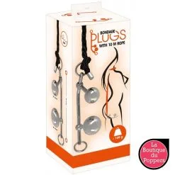 LBP - LRP Associes Double Plug Boule Avec Corde -Poppers Soldes double plug boule avec corde 4