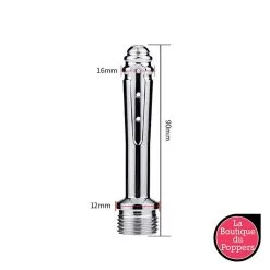LBP - LRP Associes Embout De Lavement En Métal Fozz 7 X 1.5cm -Poppers Soldes embout de lavement en metal fozz 7 x 15cm 3