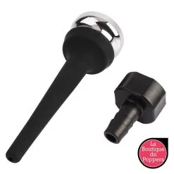 LBP - LRP Associes Embout De Lavement Pointe Black Mont 8 X 1.3cm -Poppers Soldes embout de lavement pointe black mont 8 x 13cm 3