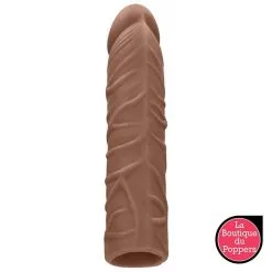 LBP - LRP Associes Gaine De Pénis Penis Sleeve RealRock 16.5 X 4cm Tan -Poppers Soldes gaine de penis penis sleeve realrock 165 x 4cm tan 5