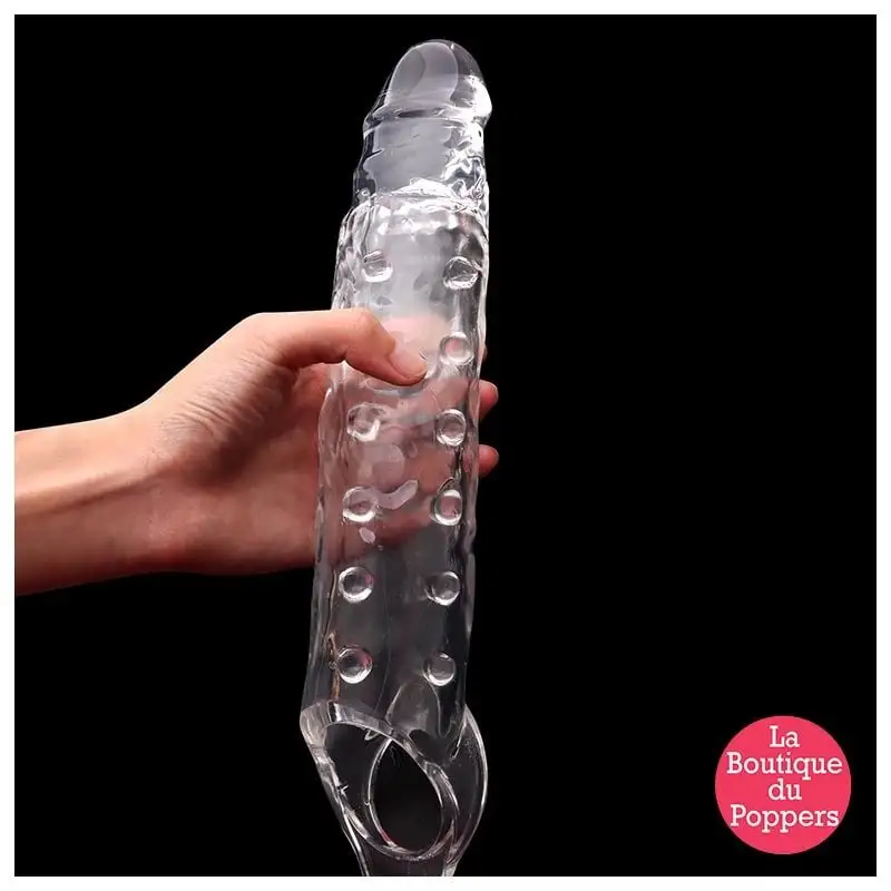 LBP - LRP Associes Gaine De Pénis Prolong 22 X 5cm Transparente 2 LBP - LRP Associes Gaine De Pénis Prolong 22 X 5cm Transparente – Image 2