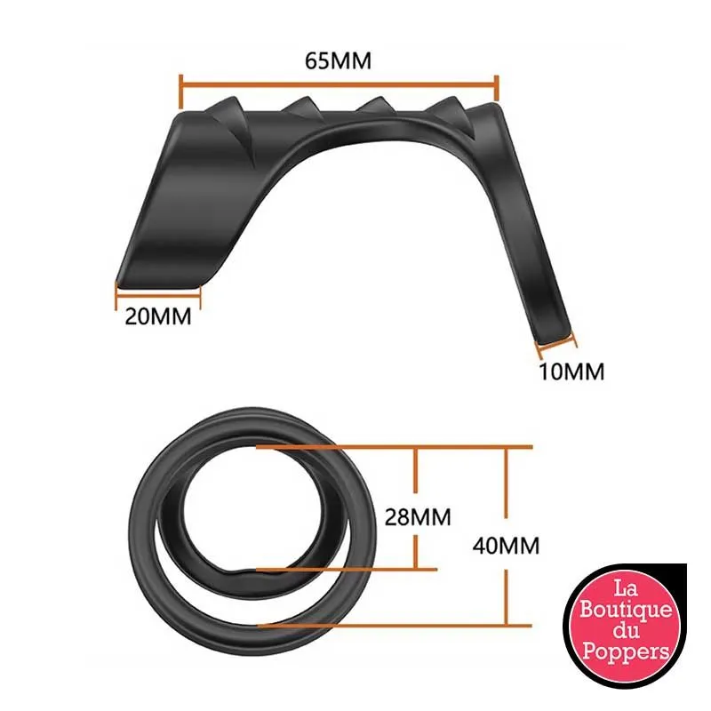 LBP - LRP Associes Gaine Pour Pénis Souple Twins 8 X 4cm 2 LBP - LRP Associes Gaine Pour Pénis Souple Twins 8 X 4cm – Image 2