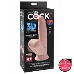 LBP - LRP Associes Gode Réaliste 3D Cock Swinging Balls 15 X 4 Cm -Poppers Soldes gode realiste 3d cock swinging balls 15 x 4 cm 5