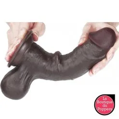 LBP - LRP Associes Gode Sliding Skin 15 X 4.5cm Marron -Poppers Soldes gode sliding skin 15 x 45cm marron 4