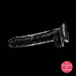 LBP - LRP Associes Gode Transparent Avec Bourses Flawless 16 X 3.5 Cm 9 LBP - LRP Associes Gode Transparent Avec Bourses Flawless 16 X 3.5 Cm -Poppers Soldes gode transparent avec bourses flawless 16 x 35 cm 3