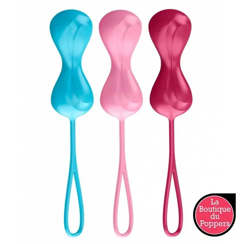 LBP - LRP Associes Kit De 3 Boules De Geisha - 3.4 Cm Satisfyer 5 LBP - LRP Associes Kit De 3 Boules De Geisha - 3.4 Cm Satisfyer – Image 5