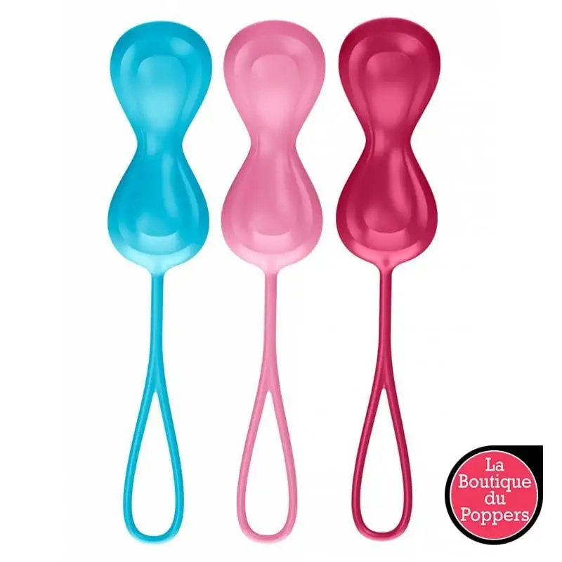 LBP - LRP Associes Kit De 3 Boules De Geisha - 3.4 Cm Satisfyer 1 LBP - LRP Associes Kit De 3 Boules De Geisha - 3.4 Cm Satisfyer