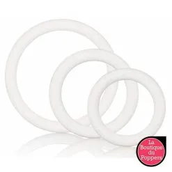 LBP - LRP Associes Lot De 3 Cockrings Souples Blanc