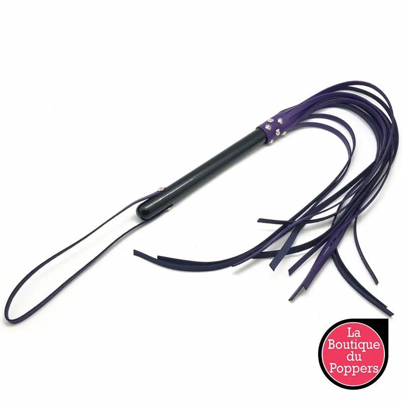 LBP - LRP Associes Martinet Long Lanières En Cuir Manche 80cm 1 LBP - LRP Associes Martinet Long Lanières En Cuir Manche 80cm