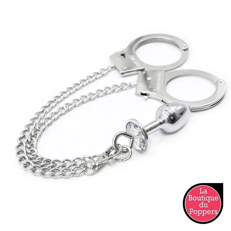 LBP - LRP Associes Menottes + Plug En Métal 6 X 2.7cm 2 LBP - LRP Associes Menottes + Plug En Métal 6 X 2.7cm – Image 2