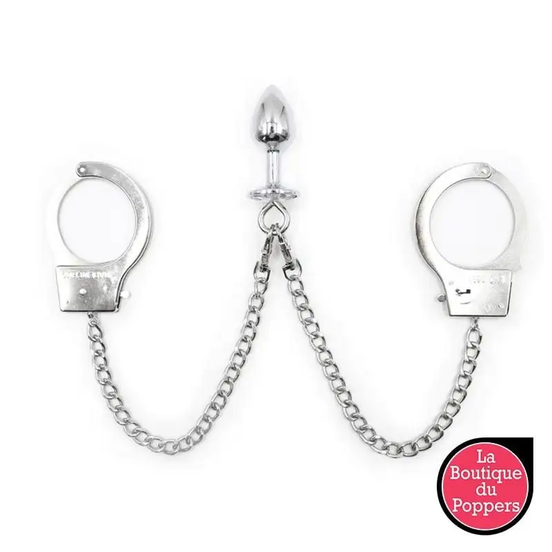 LBP - LRP Associes Menottes + Plug En Métal 6 X 2.7cm 1 LBP - LRP Associes Menottes + Plug En Métal 6 X 2.7cm