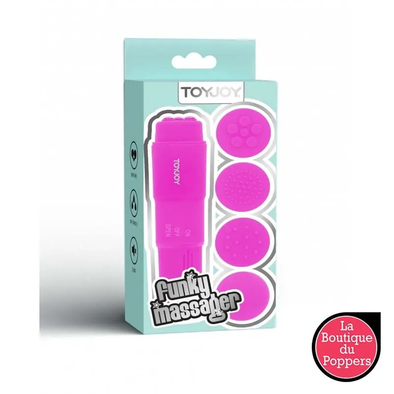 LBP - LRP Associes Mini Stimulateur De Clitoris Funky Massager Fuschia 2 LBP - LRP Associes Mini Stimulateur De Clitoris Funky Massager Fuschia – Image 2