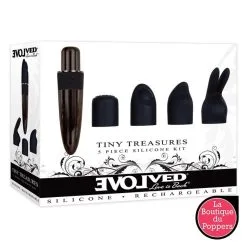 LBP - LRP Associes Mini Vibro Tiny Treasures 4 Embouts Silicone