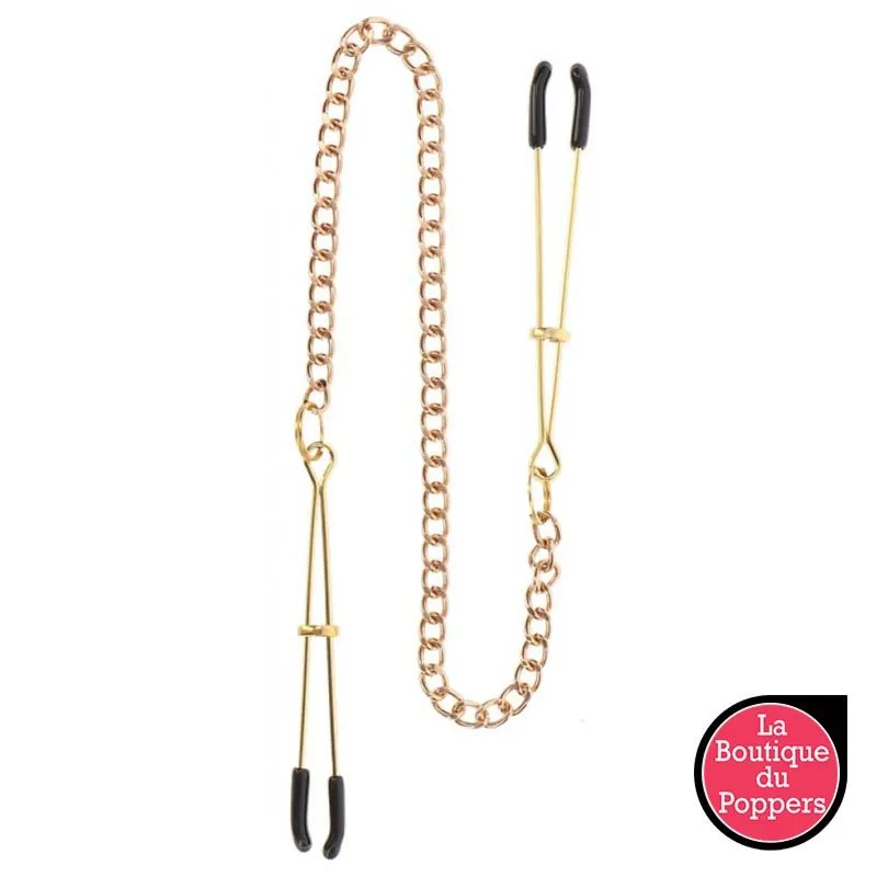 LBP - LRP Associes Pince-Tétons Tweezers Dorées 3 LBP - LRP Associes Pince-Tétons Tweezers Dorées – Image 3