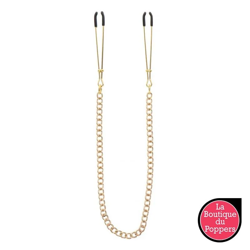 LBP - LRP Associes Pince-Tétons Tweezers Dorées 1 LBP - LRP Associes Pince-Tétons Tweezers Dorées