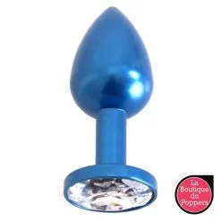 LBP - LRP Associes Plug Bijou En Alu Gem Light 6 X 2.8 Cm Bleu 6 LBP - LRP Associes Plug Bijou En Alu Gem Light 6 X 2.8 Cm Bleu -Poppers Soldes plug bijou en alu gem light 6 x 28 cm bleu 2
