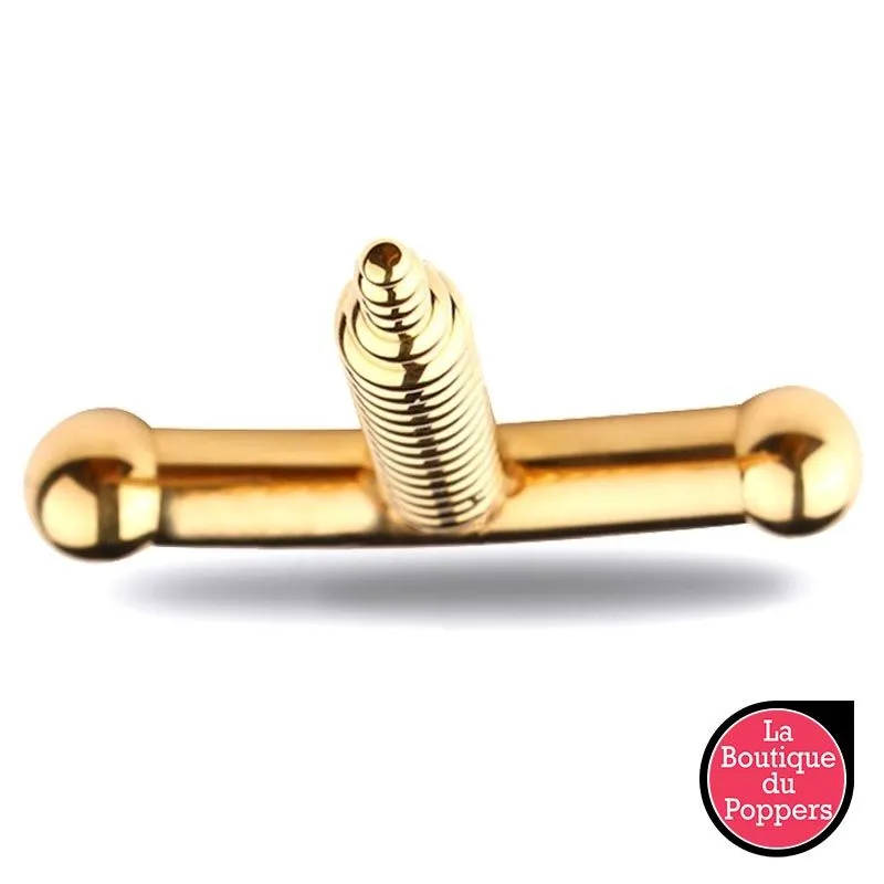 LBP - LRP Associes Plug Penis Gold Progress 8cm - Diamètre 3 à 8mm 3 LBP - LRP Associes Plug Penis Gold Progress 8cm - Diamètre 3 à 8mm – Image 3