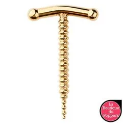 LBP - LRP Associes Plug Penis Gold Progress 8cm - Diamètre 3 à 8mm