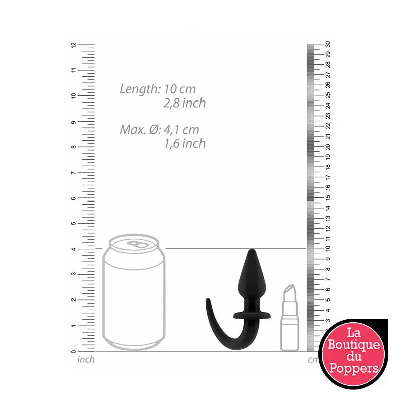 LBP - LRP Associes Plug Queue De Chien Puppy Plug 9 X 4cm Noir 2 LBP - LRP Associes Plug Queue De Chien Puppy Plug 9 X 4cm Noir – Image 2