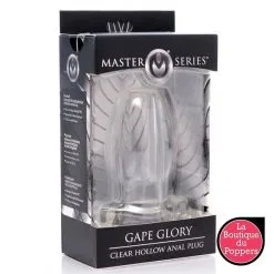 LBP - LRP Associes Plug Tunnel Gape Glory 8 X 4.7 Cm Transparent -Poppers Soldes plug tunnel gape glory 8 x 47 cm transparent 3