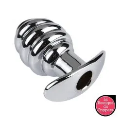 LBP - LRP Associes Plug Tunnel Métal Out Butt 6 X 4 Cm -Poppers Soldes plug tunnel metal out butt 6 x 4 cm 3