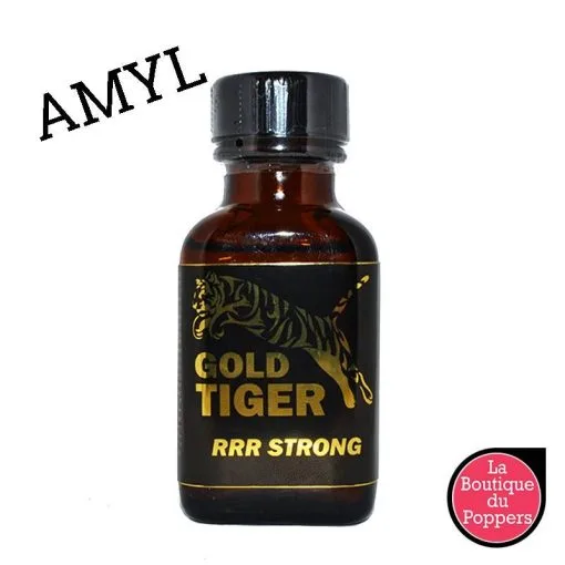 LBP - LRP Associes Poppers Gold Tiger 24ml Amyl -Poppers Soldes poppers gold tiger 24ml amyl