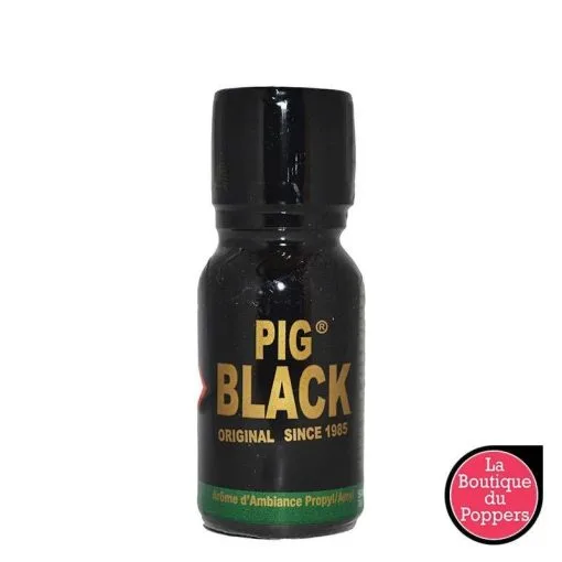LBP - LRP Associes Poppers Pig Black 13ml Amyl-Propyl -Poppers Soldes poppers pig black