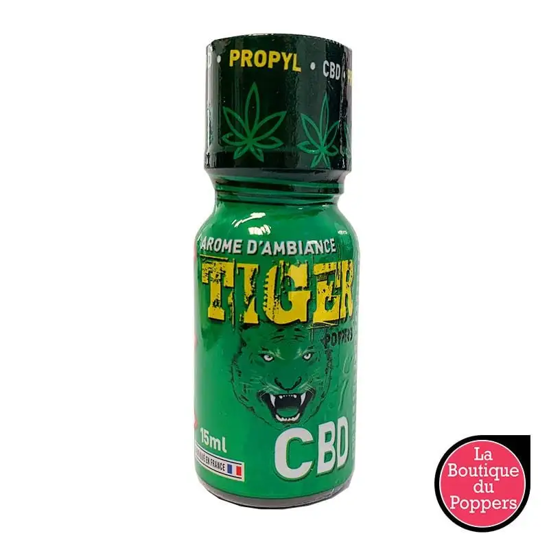 LBP - LRP Associes Poppers Tiger CBD Propyl 15ml 1 LBP - LRP Associes Poppers Tiger CBD Propyl 15ml