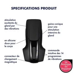 LBP - LRP Associes Satisfyer Men Vibration -Poppers Soldes satisfyer men vibration 3