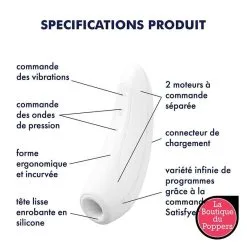 LBP - LRP Associes Stimulateur De Clitoris Satisfyer Connecté -Poppers Soldes stimulateur de clitoris satisfyer connecte 1 3
