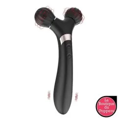 LBP - LRP Associes Wand à Roulettes Et Vibro Twig 22cm Noir